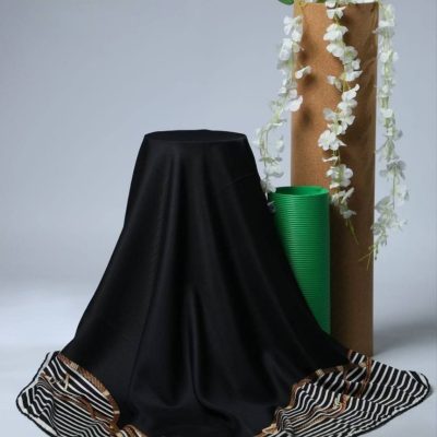 روسری رنگی طرح دار کد 6854