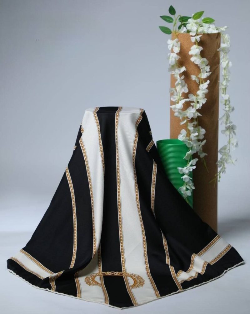 6855 روسری رنگی طرح دار کد 6855 - Image 1