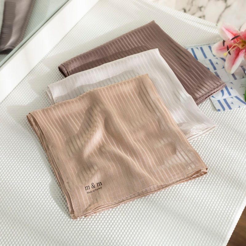 روسری رنگی ساده کد 6872 - Image 5