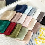 روسری رنگی ساده کد 6872