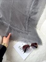 روسری رنگی طرح دار کد 6873 - Image 3