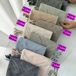 روسری رنگی طرح دار کد 6874