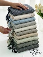 روسری رنگی طرح دار کد 6874 - Image 3