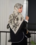 روسری رنگی طرح دار کد 6883 - Image 2