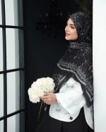 روسری رنگی طرح دار کد 6885 - Image 2