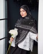 روسری رنگی طرح دار کد 6885 - Image 5