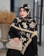 روسری رنگی طرح دار کد 6887 - Image 4
