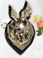 روسری رنگی طرح دار کد 6890 - Image 4