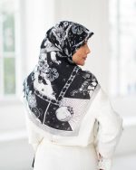 روسری رنگی طرح دار کد 6893 - Image 2