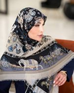 روسری رنگی طرح دار کد 6894 - Image 3