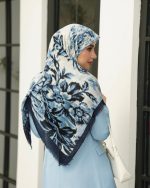 روسری رنگی طرح دار کد 6896 - Image 2