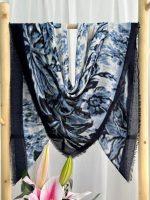 روسری رنگی طرح دار کد 6896 - Image 4