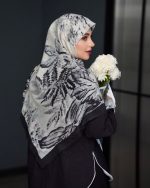 روسری رنگی طرح دار کد 6897 - Image 2