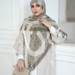 روسری رنگی طرح دار کد 6898