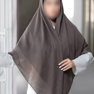 روسری رنگی ساده کد 6926