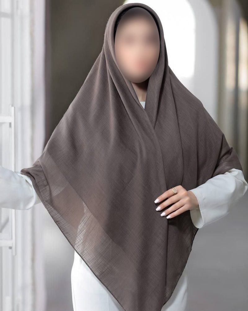 6926 روسری رنگی ساده کد 6926 - Image 1