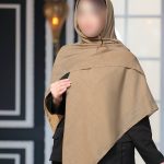 روسری رنگی ساده کد 6929