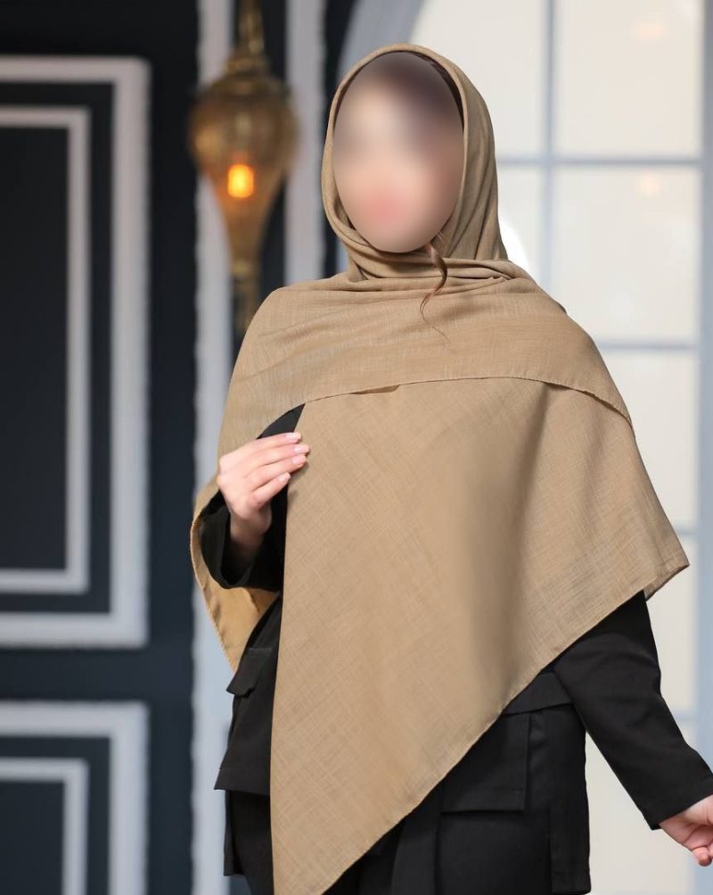 6929 روسری رنگی ساده کد 6929 - Image 1