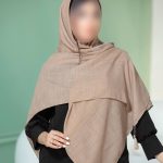 روسری رنگی ساده کد 6931