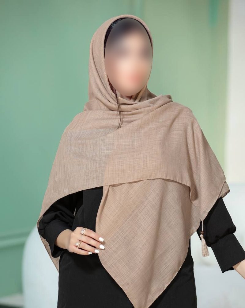 6931 روسری رنگی ساده کد 6931 - Image 1