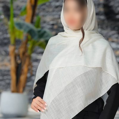 روسری رنگی ساده کد 6934