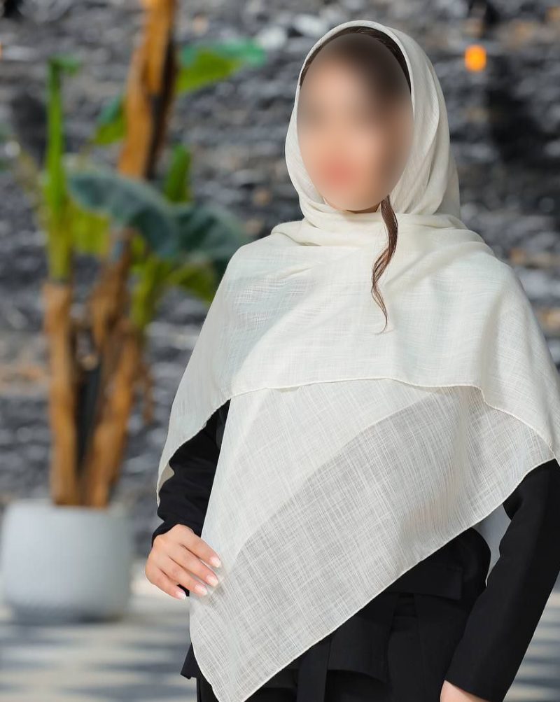 روسری رنگی ساده کد 6934 - Image 1