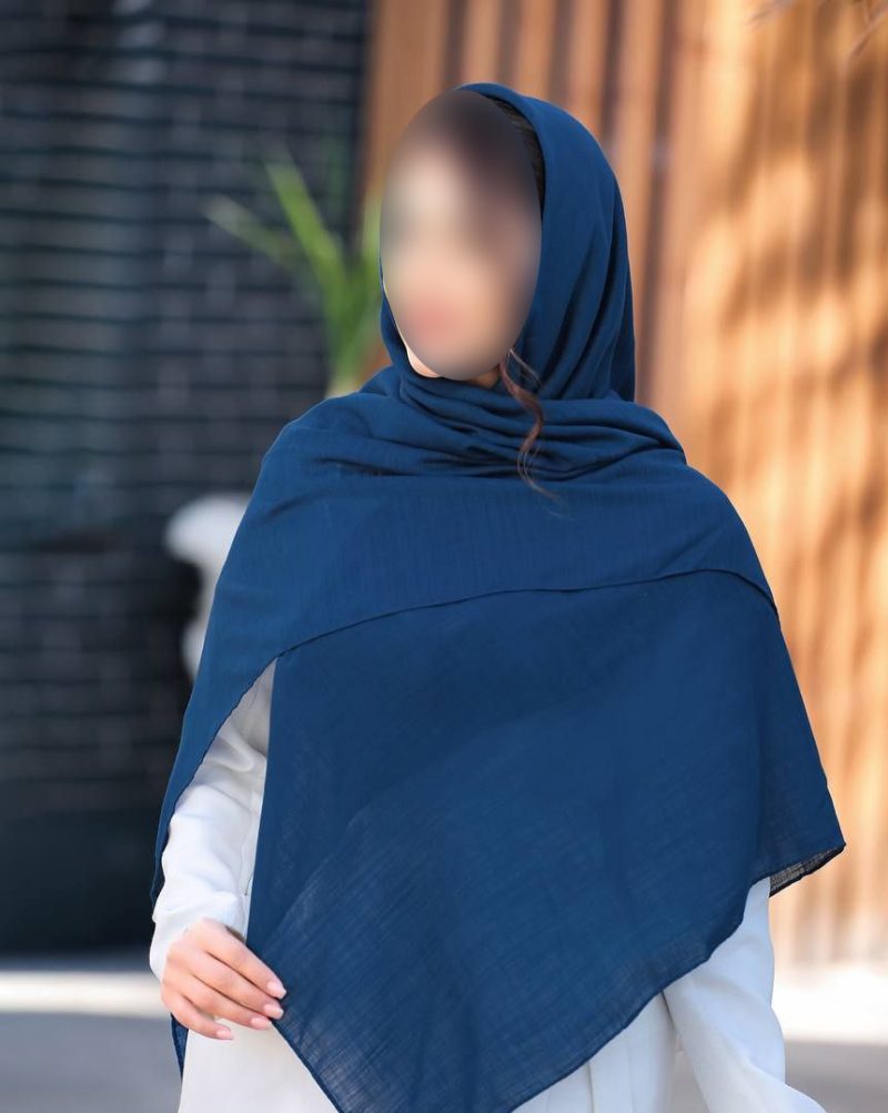 6939 روسری رنگی ساده کد 6939 - Image 1