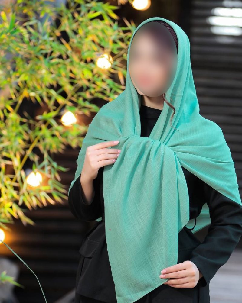 6941 روسری رنگی ساده کد 6941 - Image 1