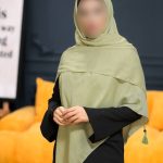 روسری رنگی ساده کد 6942