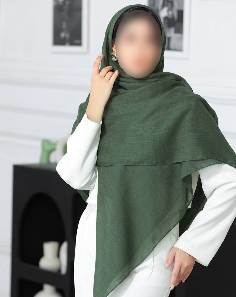 6943 روسری رنگی ساده کد 6943 - Image 1