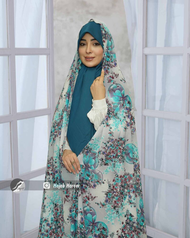 چادر کرپ حریر اندونزی کد 6954 - Image 1