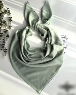 روسری رنگی ساده کد 6962 - Image 2