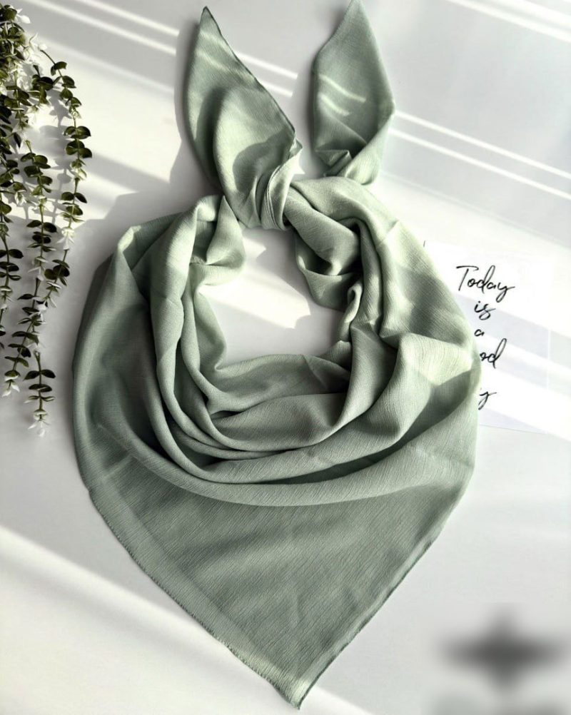 روسری رنگی ساده کد 6962 - Image 2