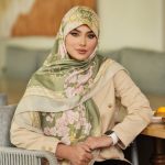 روسری رنگی طرح دار کد 6972