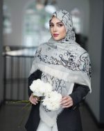 روسری رنگی طرح دار کد 6997