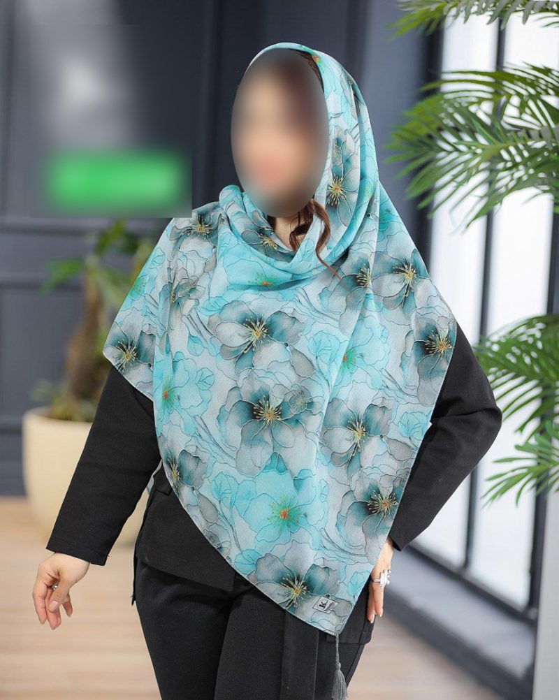 روسری رنگی طرح دار کد 9267 - Image 1