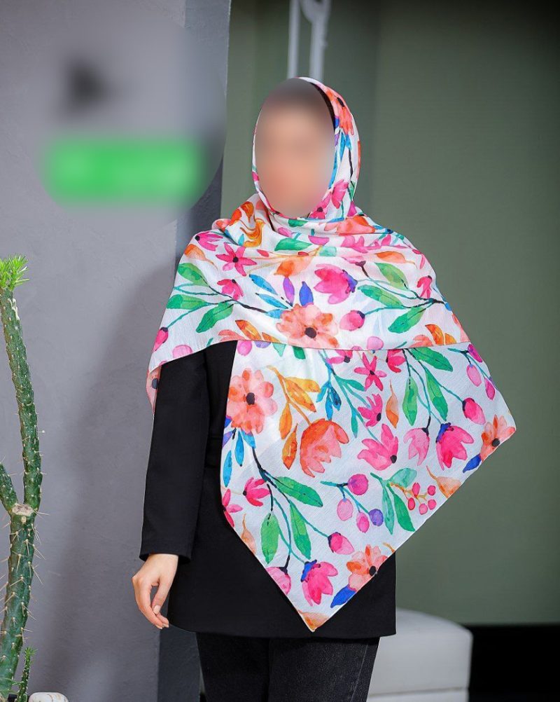 روسری رنگی طرح دار کد 9271 - Image 1