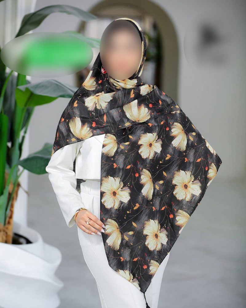 روسری رنگی طرح دار کد 9276 - Image 1