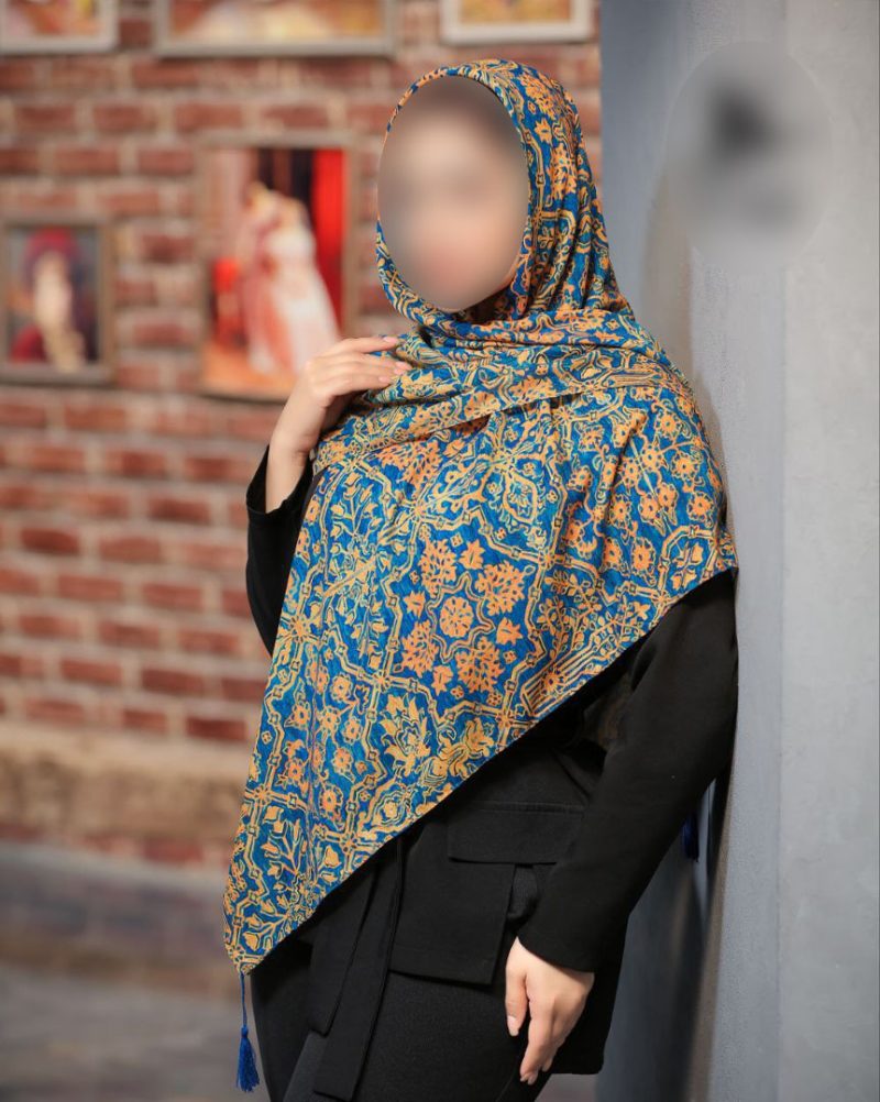 9289 روسری رنگی طرح دار کد 9289 - Image 1