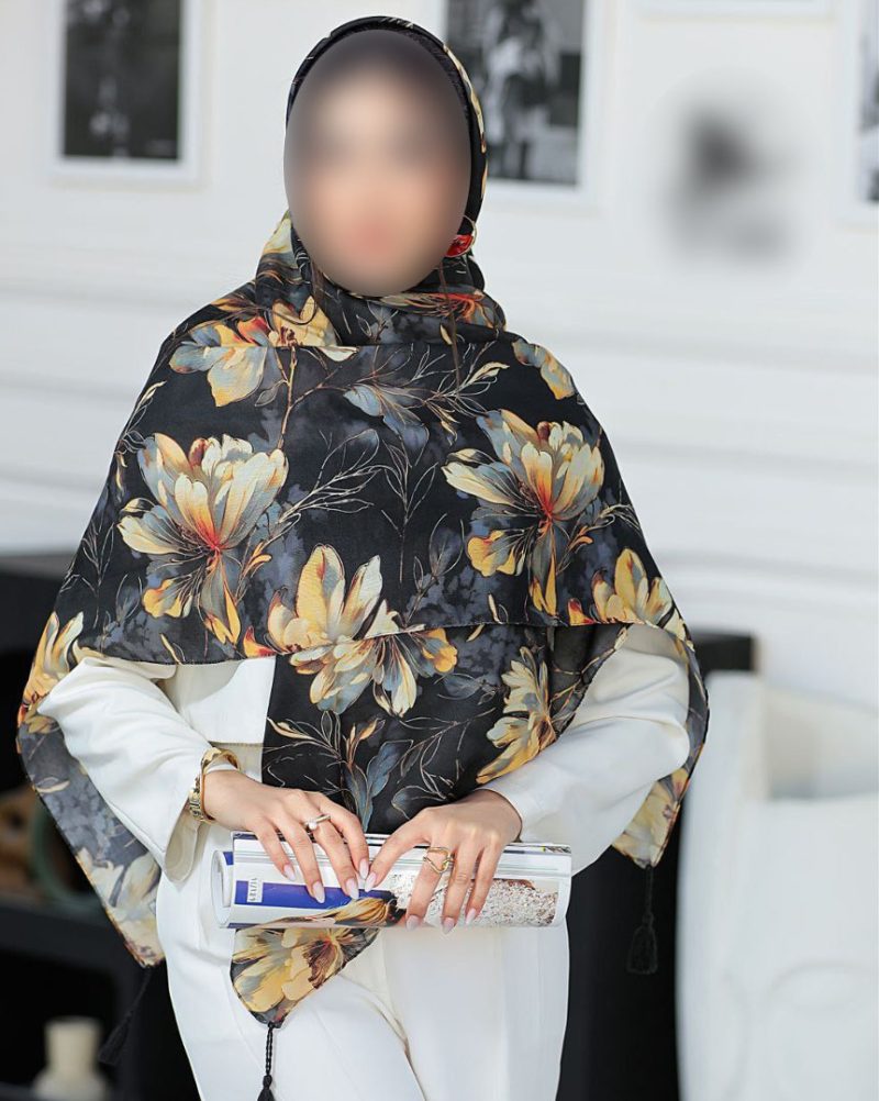 روسری رنگی طرح دار کد 9291 - Image 1