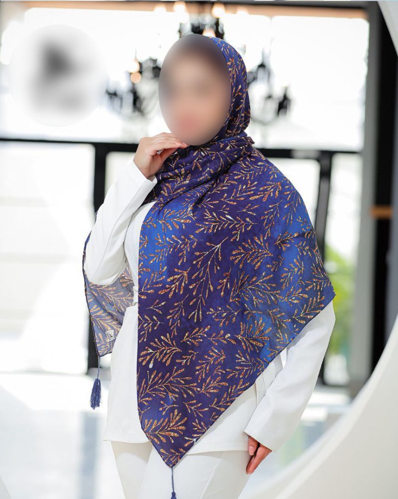 روسری رنگی طرح دار کد 9294 - Image 1
