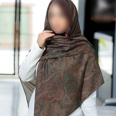 روسری رنگی طرح دار کد 9297