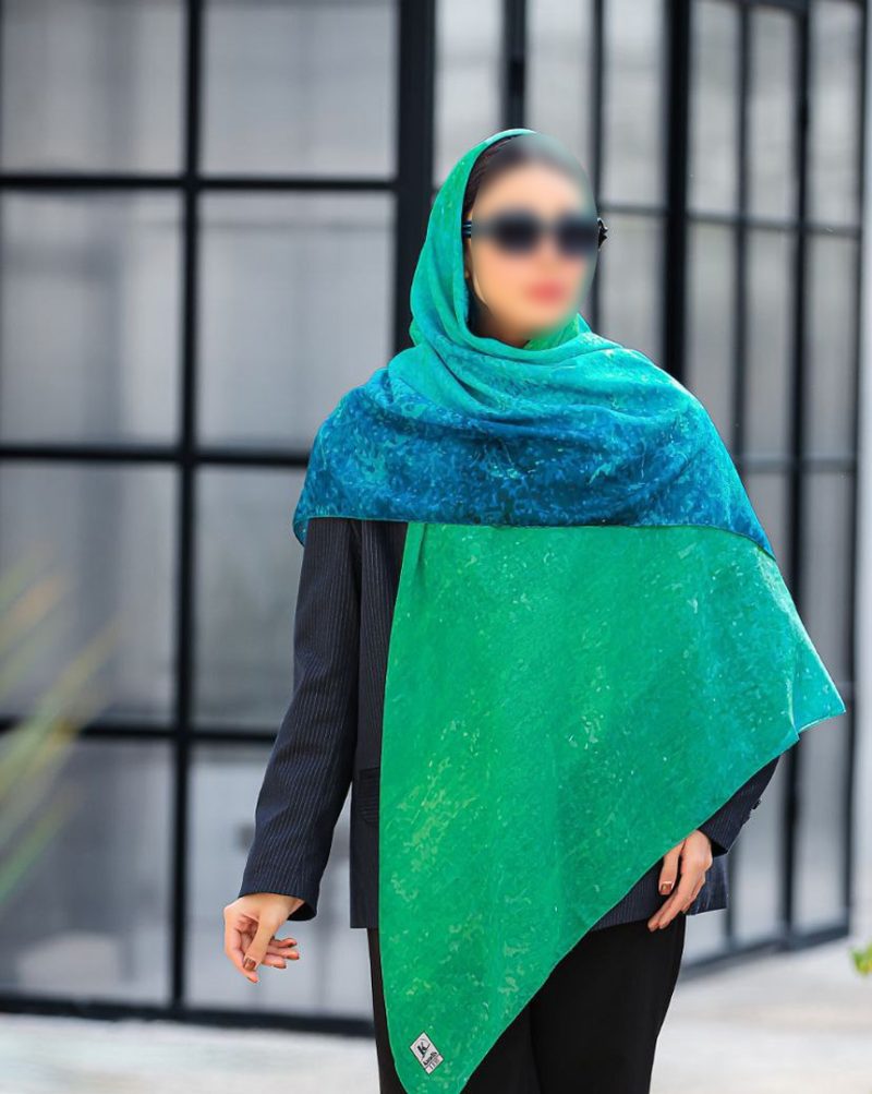 روسری رنگی طرح دار کد 9305 - Image 1