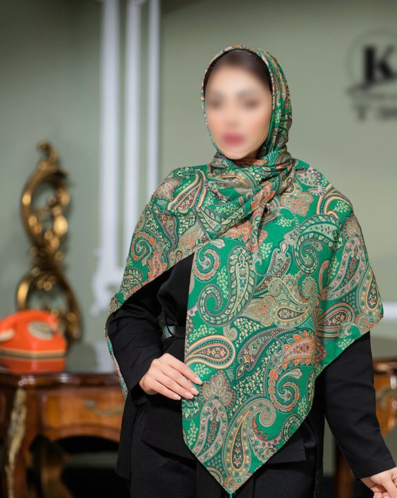 روسری رنگی طرح دار کد 9402 - Image 1