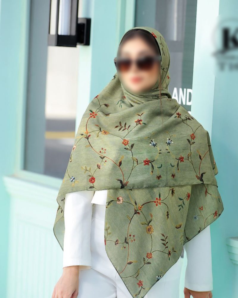 9404 روسری رنگی طرح دار کد 9404 - Image 1