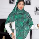 روسری رنگی طرح دار کد 9406
