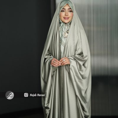 قواره چادر سیلک لاین لمه ساده کد 9416