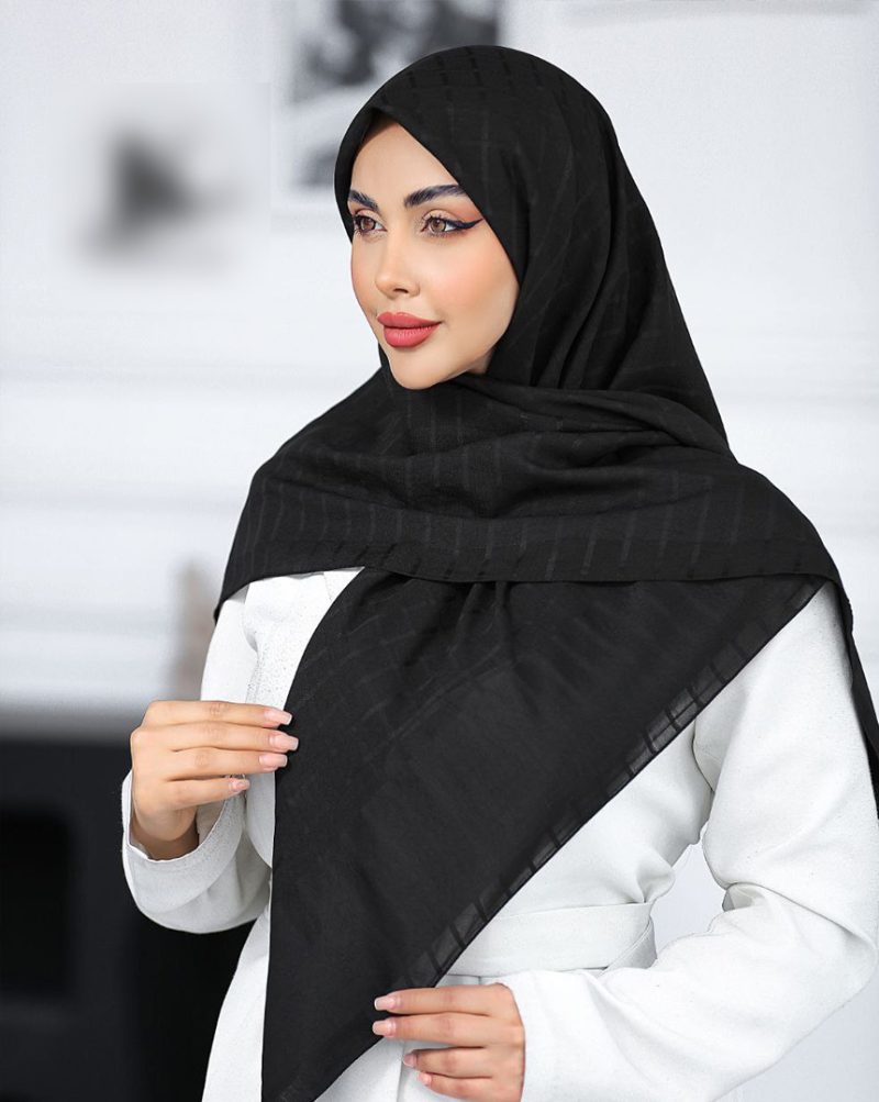 روسری رنگی طرح دار کد 9418 - Image 1