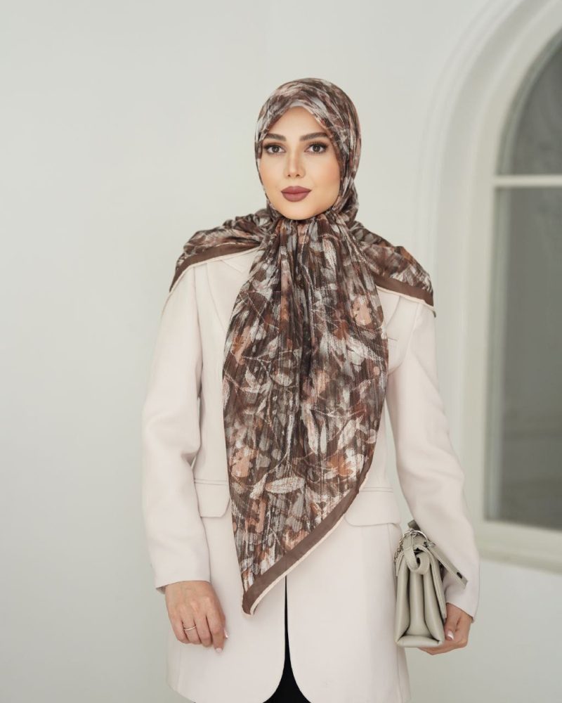 9423 روسری رنگی طرح دار کد 9423 - Image 1