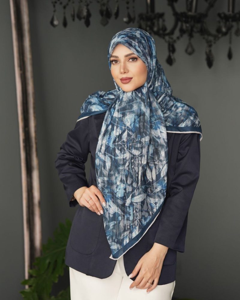 9424 روسری رنگی طرح دار کد 9424 - Image 1